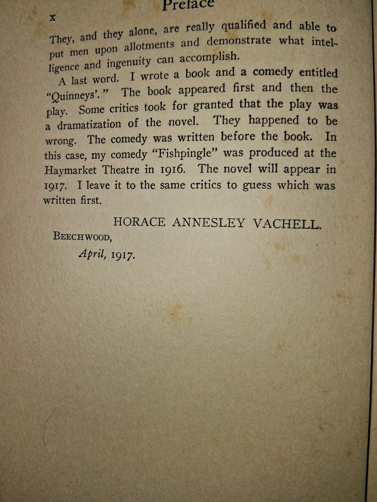 Fishpingle 1917 Antique Book