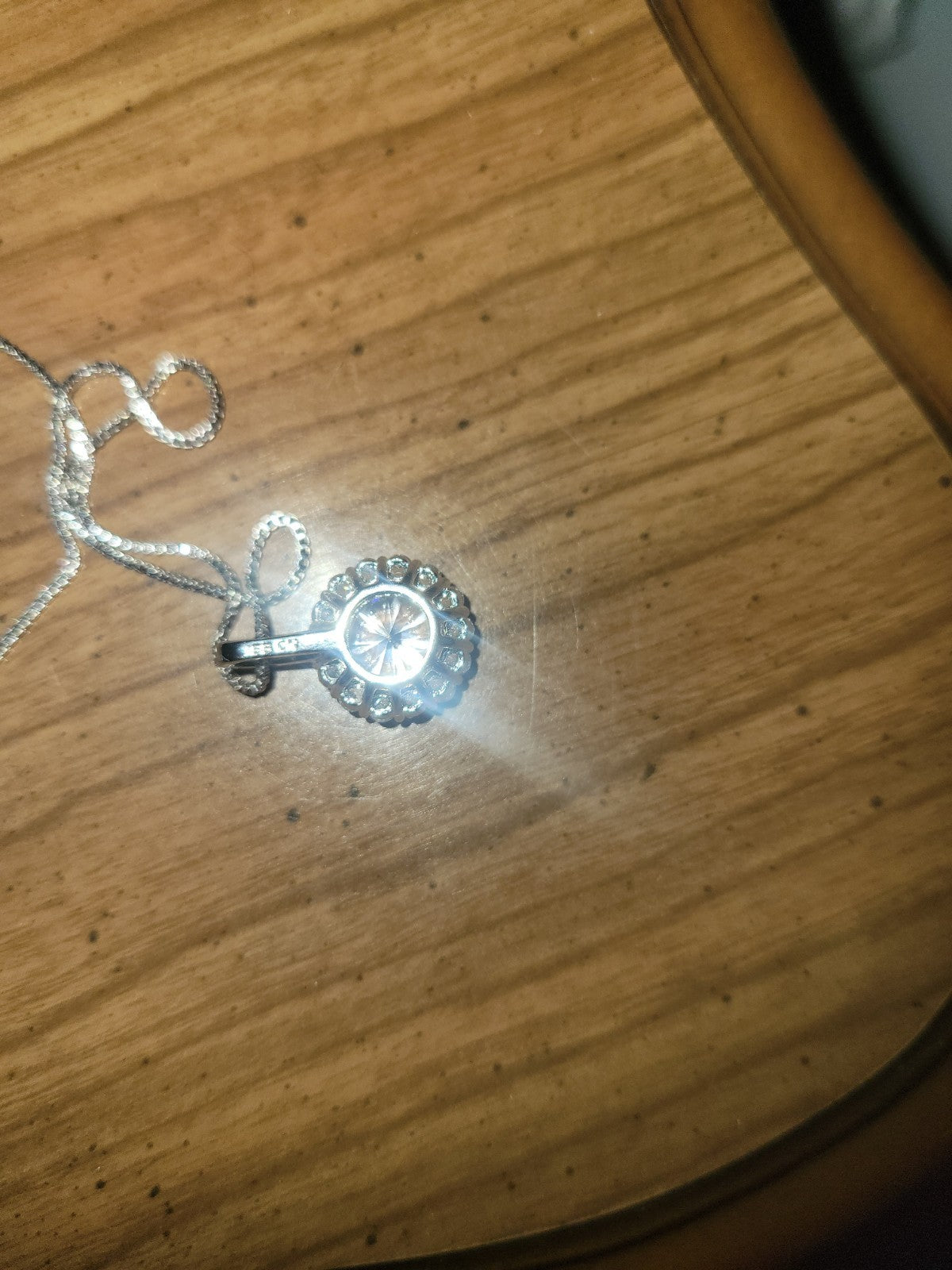 BBGem sterling silver cubic zirconia necklace