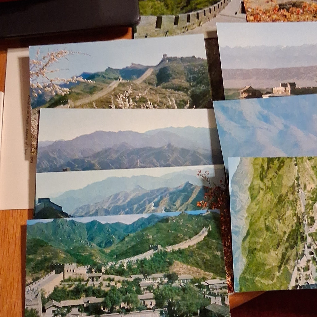 1978 The Great Wall and 1979 Huangshan Mountains postcard kit
