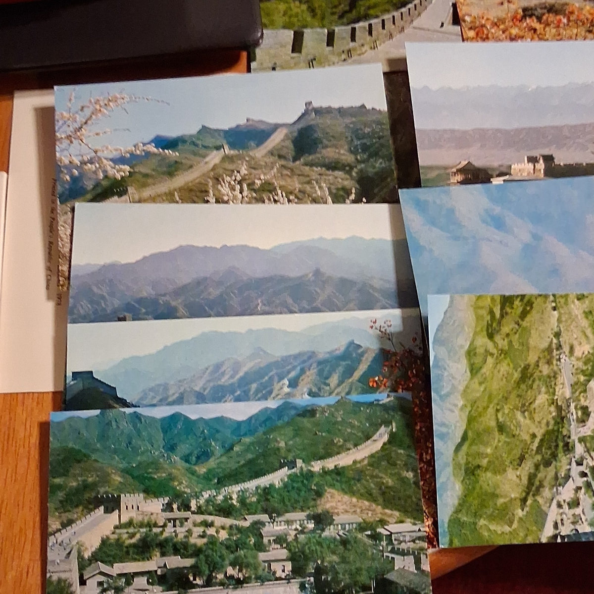 1978 The Great Wall and 1979 Huangshan Mountains postcard kit