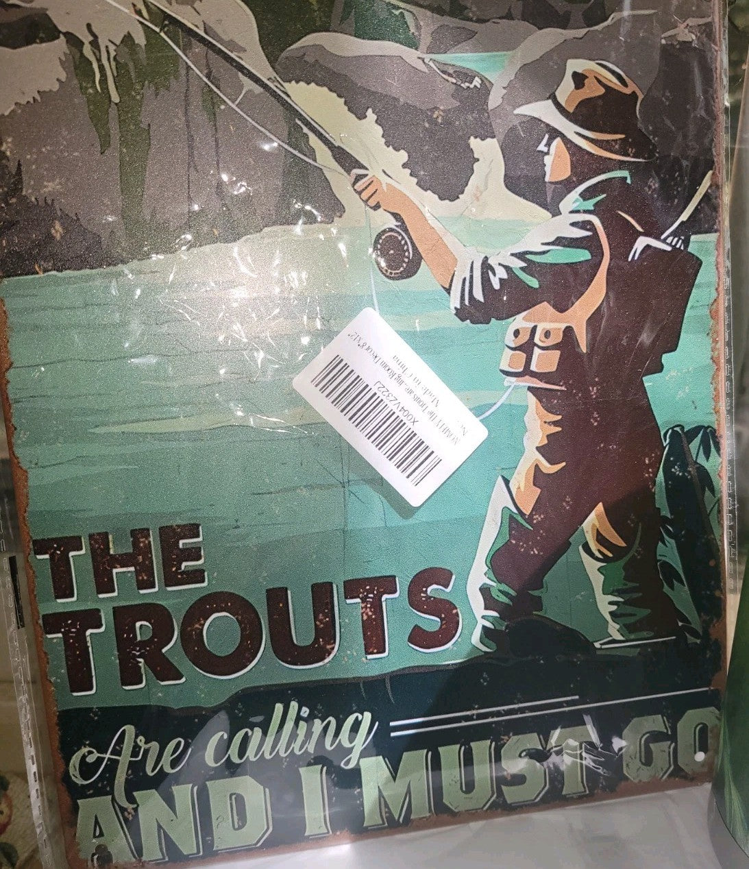 Fishing Plaque