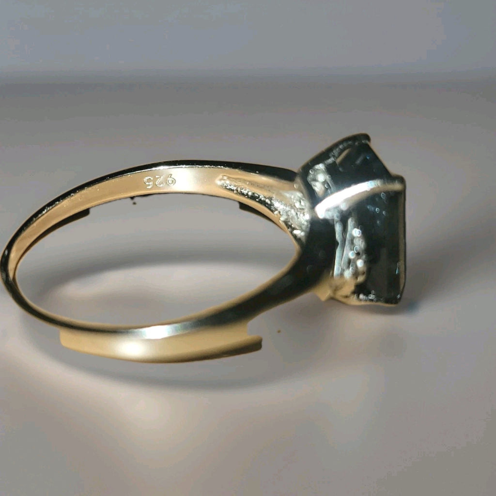  Topaz,  w,Diamond accent Ring. See Photo attached for authenticity Of Specifics