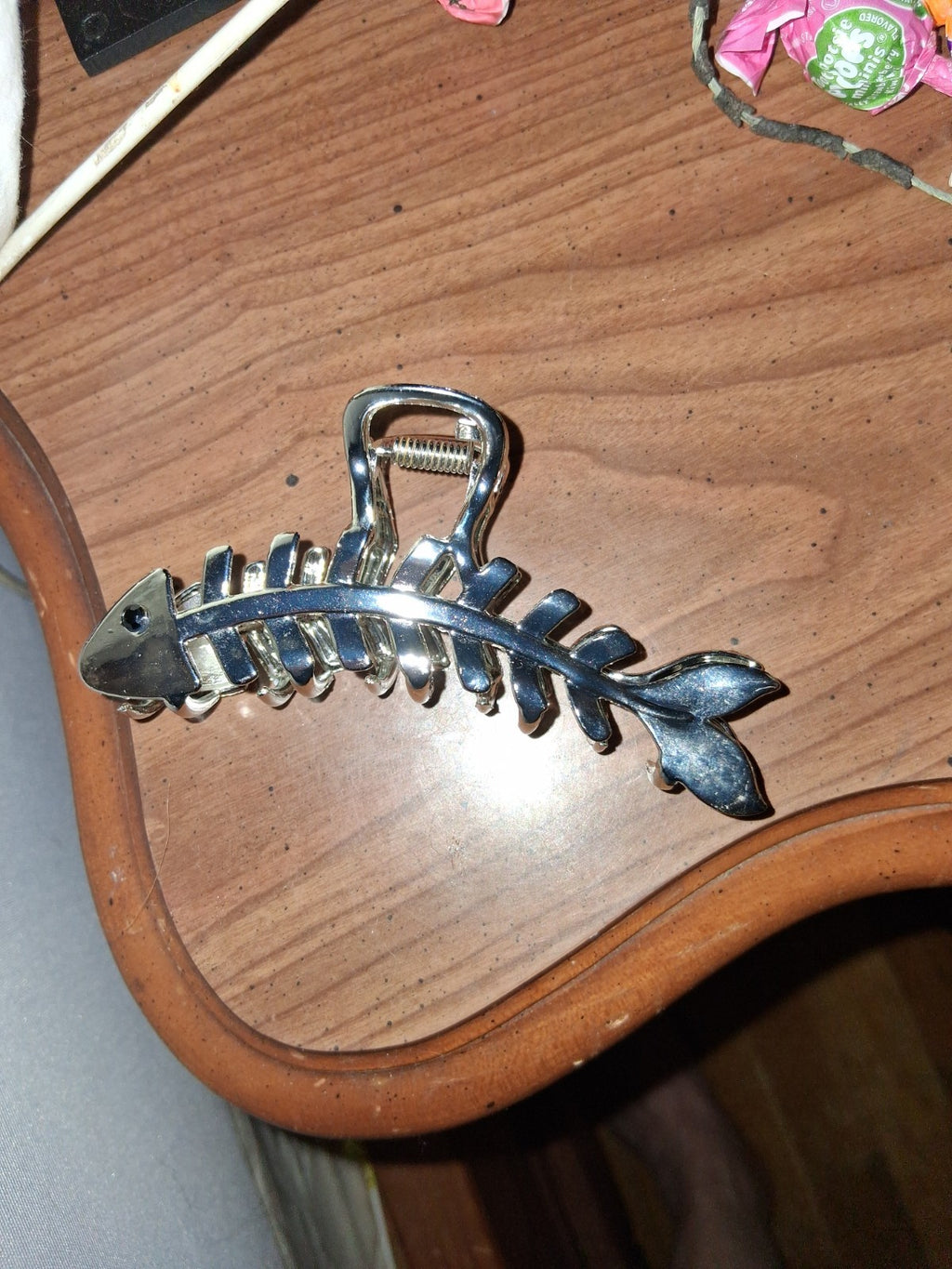 Fish Hair Claw Set Of 3 Heavy Clasp