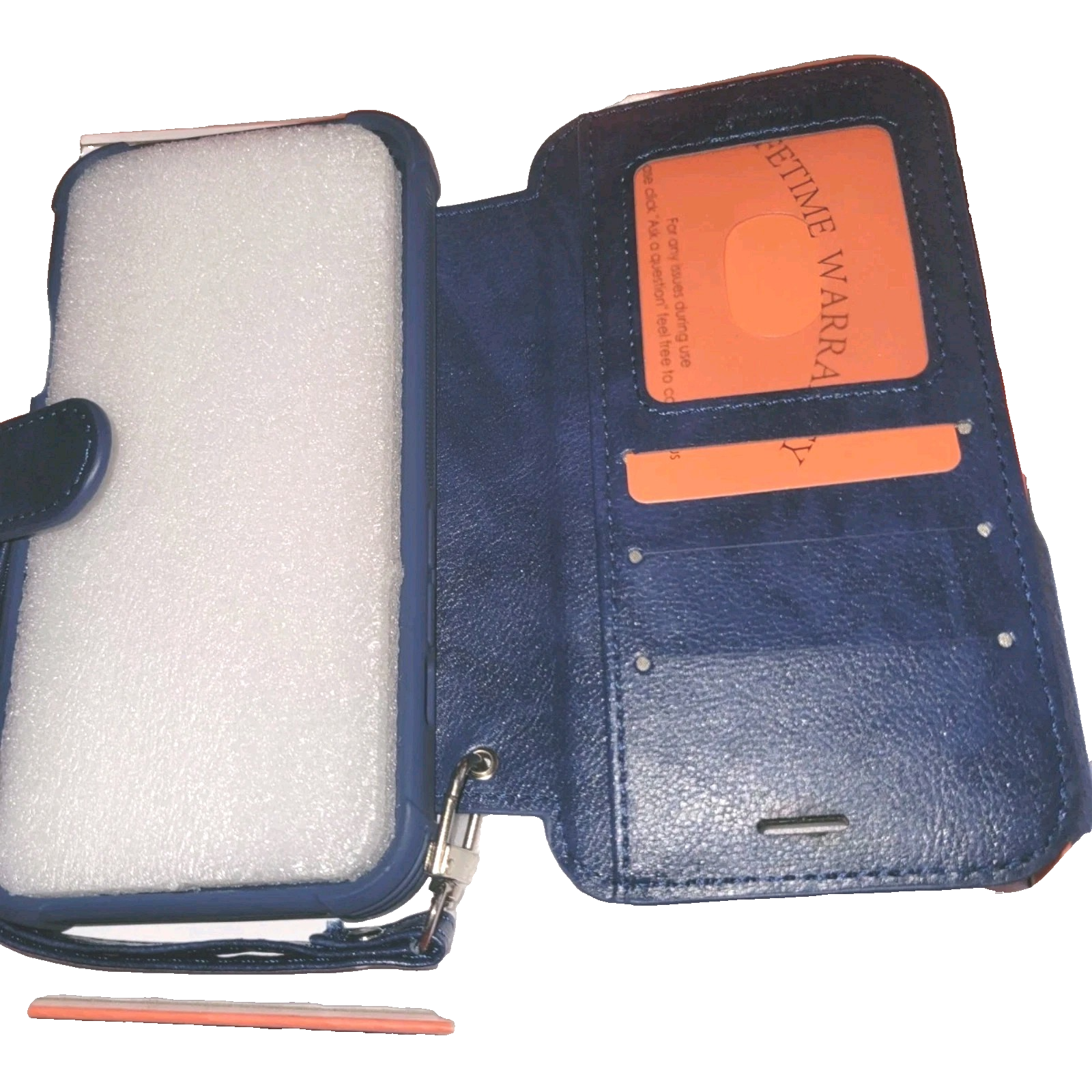 iPhone13 Blue Leather phone case