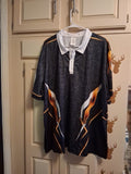 mens 5xl button down short sleeve shirts