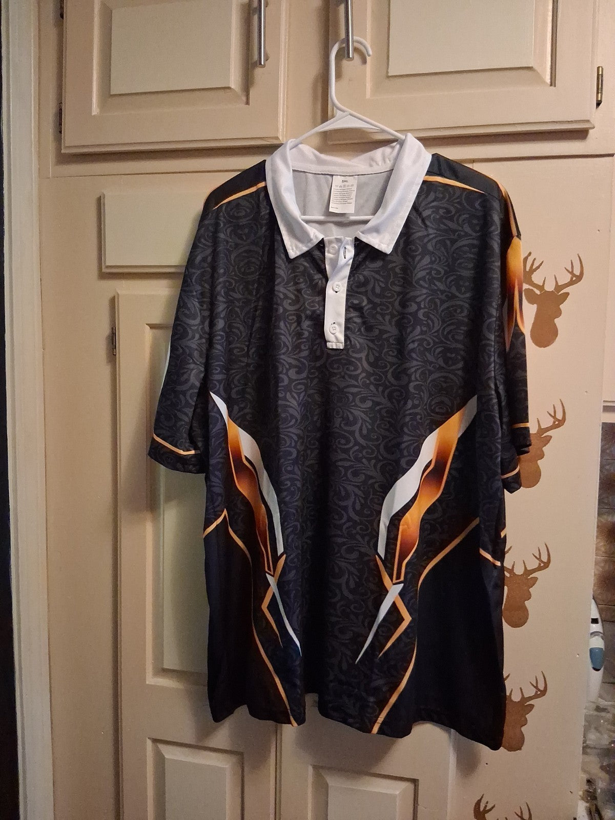 mens 5xl button down short sleeve shirts