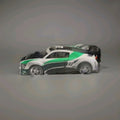 R/C 1:18 Scale RC Car 5 Function 2 Speeds Green White Black Plastic On-Road