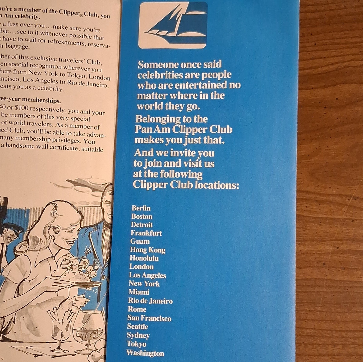 Pan Am Airlines vintage travel memorabilia collection 