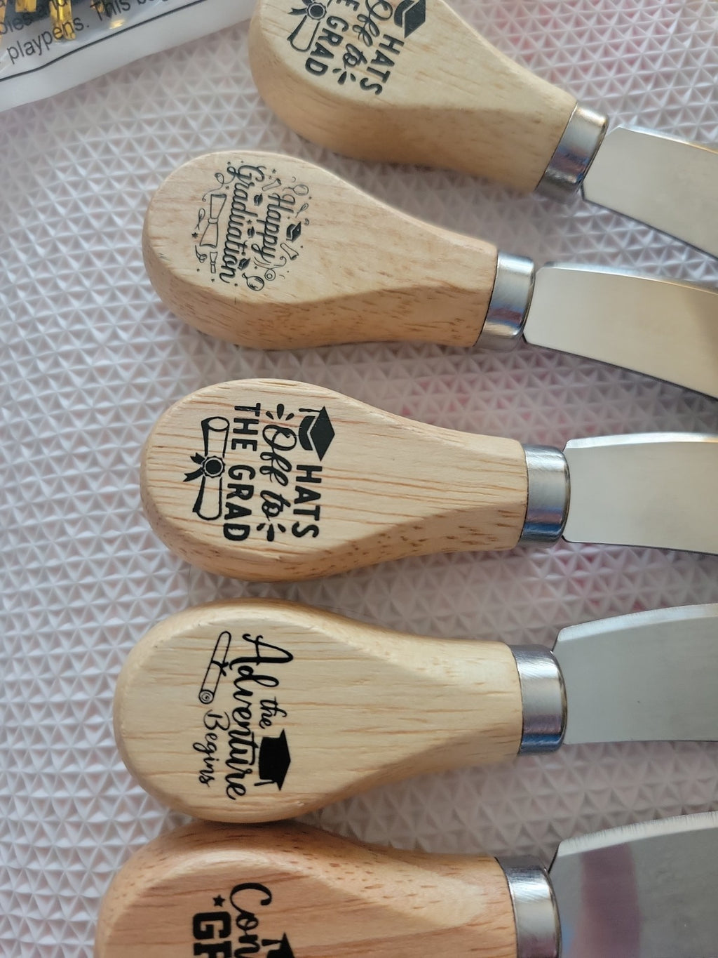  Cheese Spreaders W/ Bags