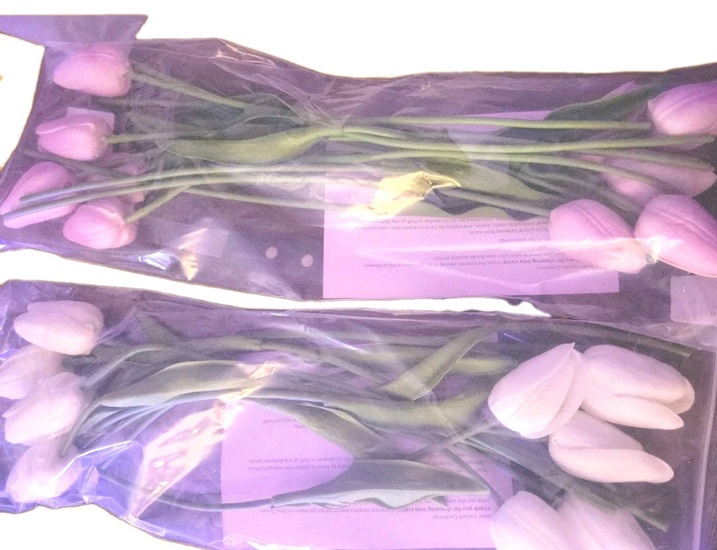 10-Pack Pink Tulips 