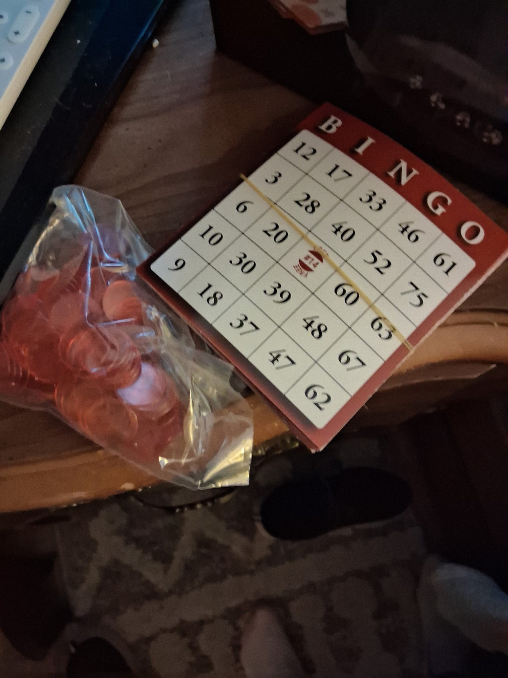Game Gallery Solid Luxurious Wood Bingo Set