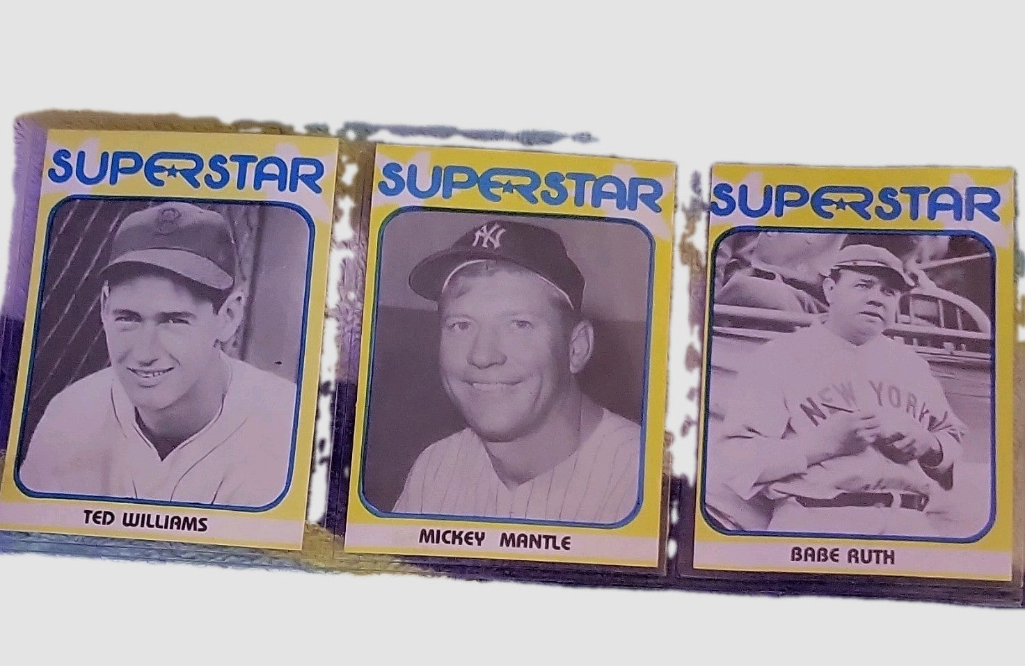 Ted Williams, Mantle, Babe Ruth