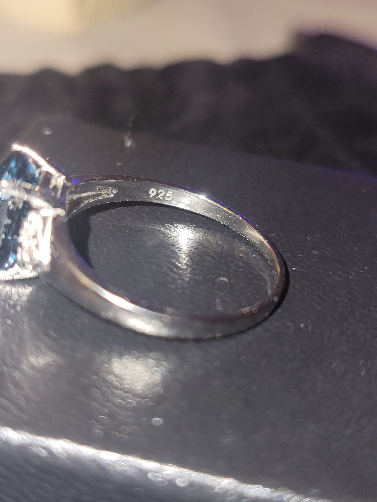  Topaz,  w,Diamond accent Ring. See Photo attached for authenticity Of Specifics