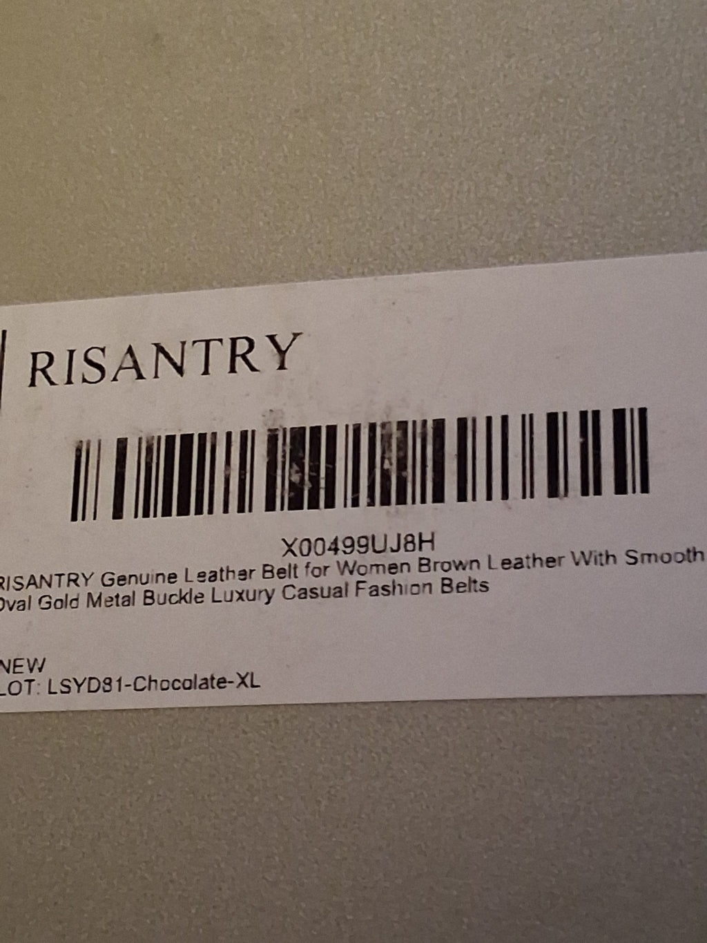 Risantry Leather Belts XL (39" to 43")