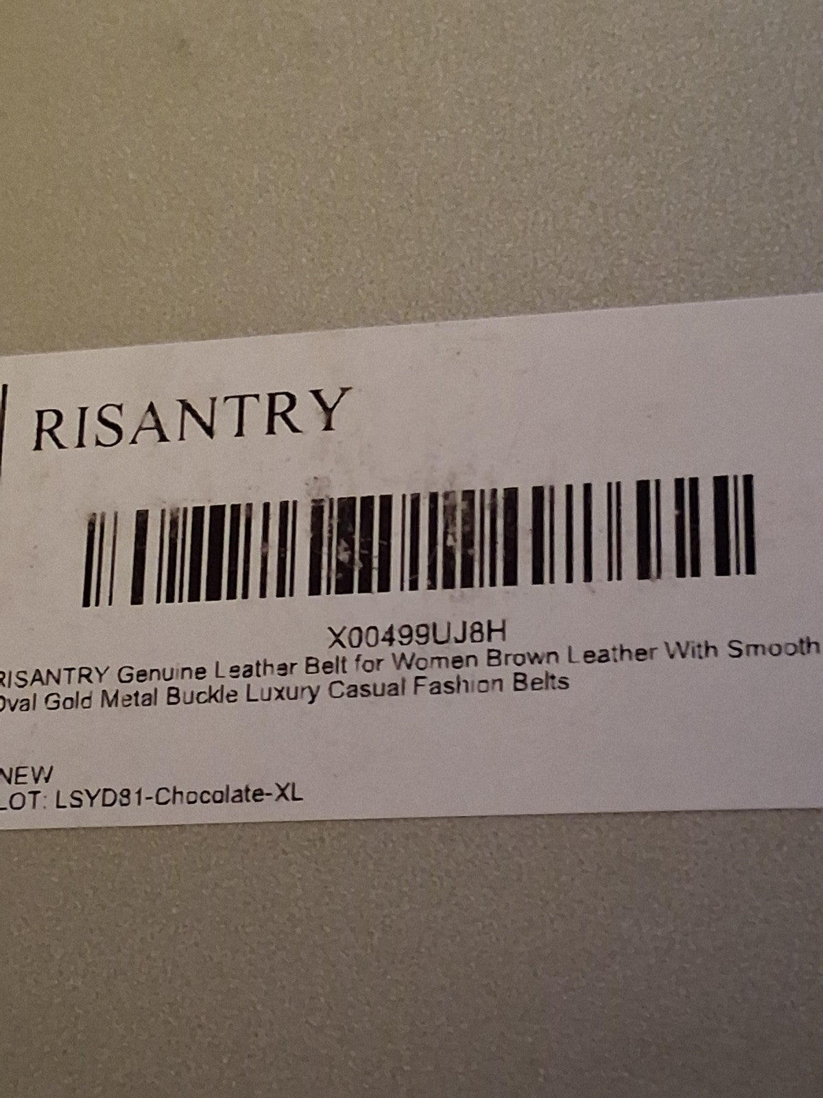 Risantry Leather Belts XL (39" to 43")