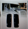 High Soar Hood Tractor Trailer Black Mirror Covers