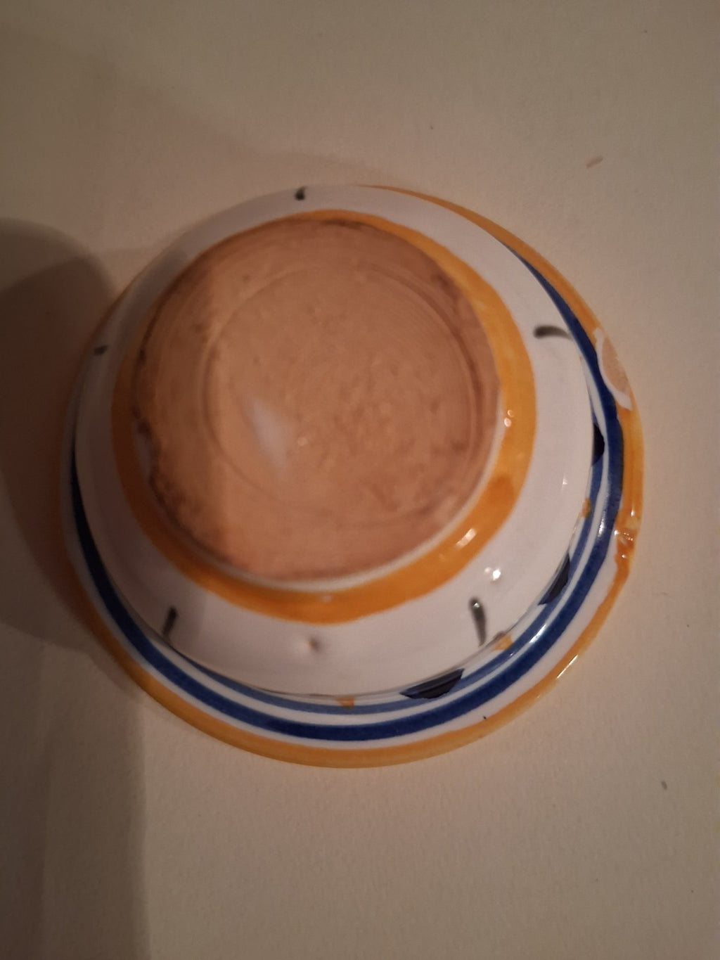 Azafran 30 Hand-Painted Ceramic bowl from Puente del Arzobispo, Toledo, Spain