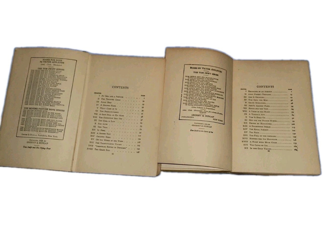 1928  Tom Swift  Collection of 3