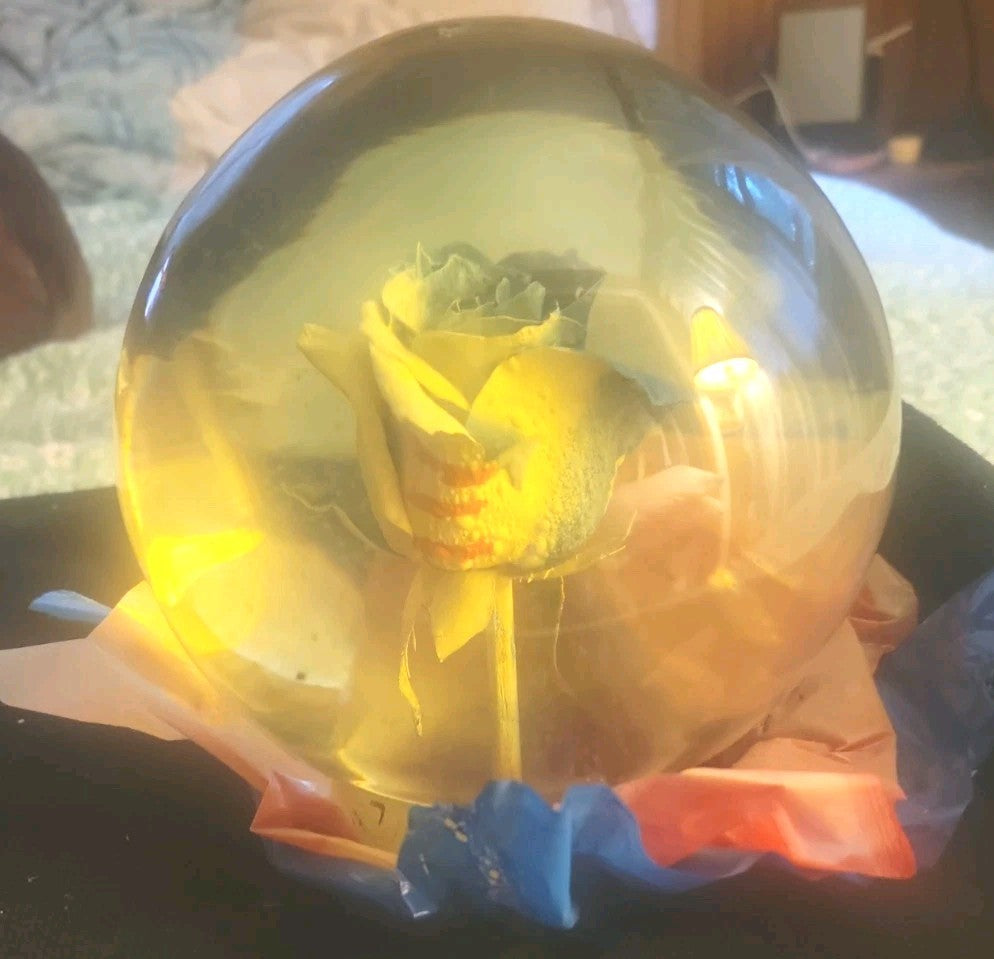 Rose July 4th Water Globe