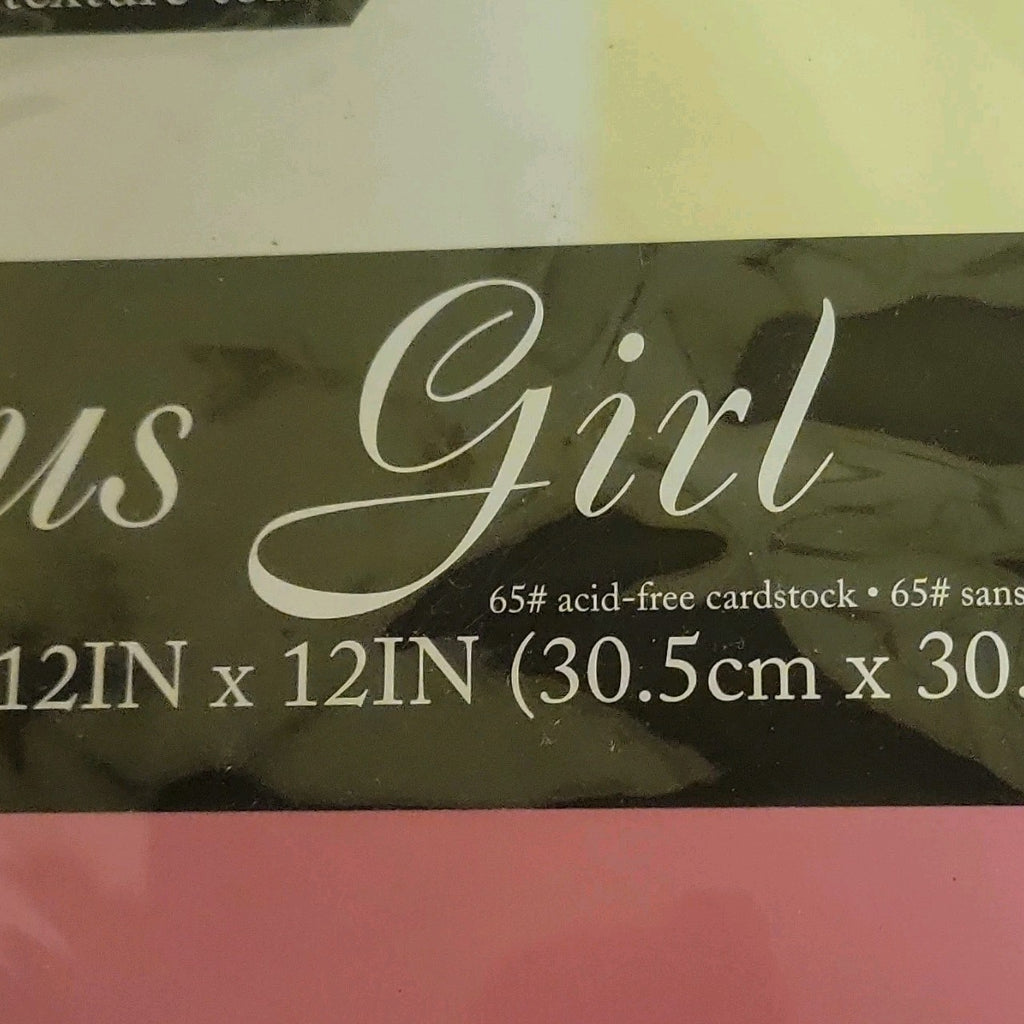 Precious Girl Canvas Cardstock  20 Sheets