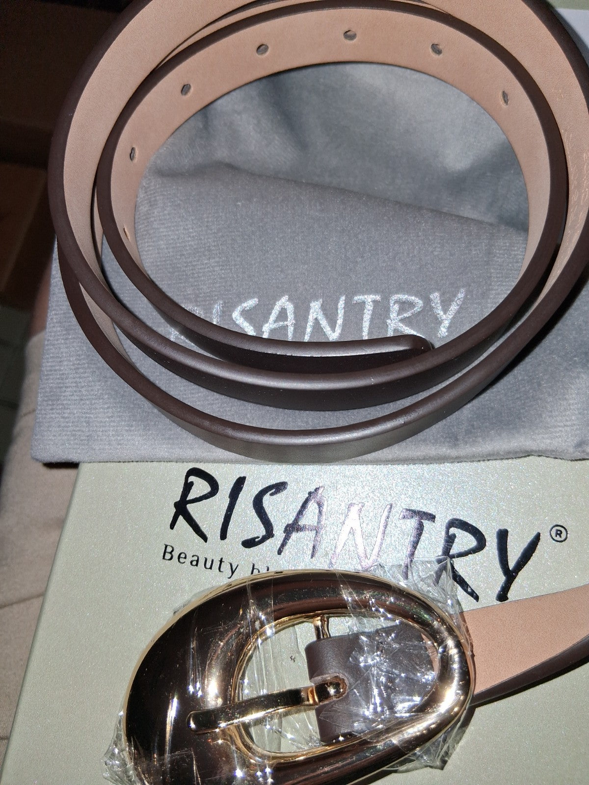 Risantry Leather Belts XL (39" to 43")