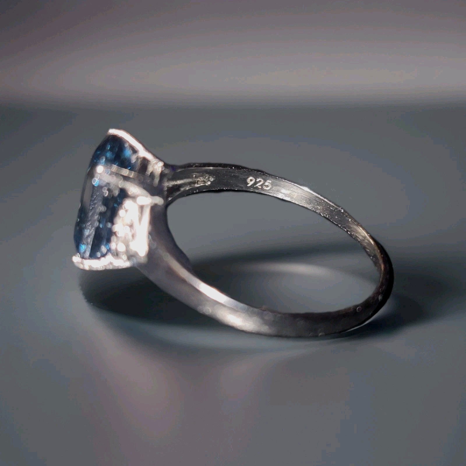 Topaz,  w,Diamond accent Ring. See Photo attached for authenticity Of Specifics