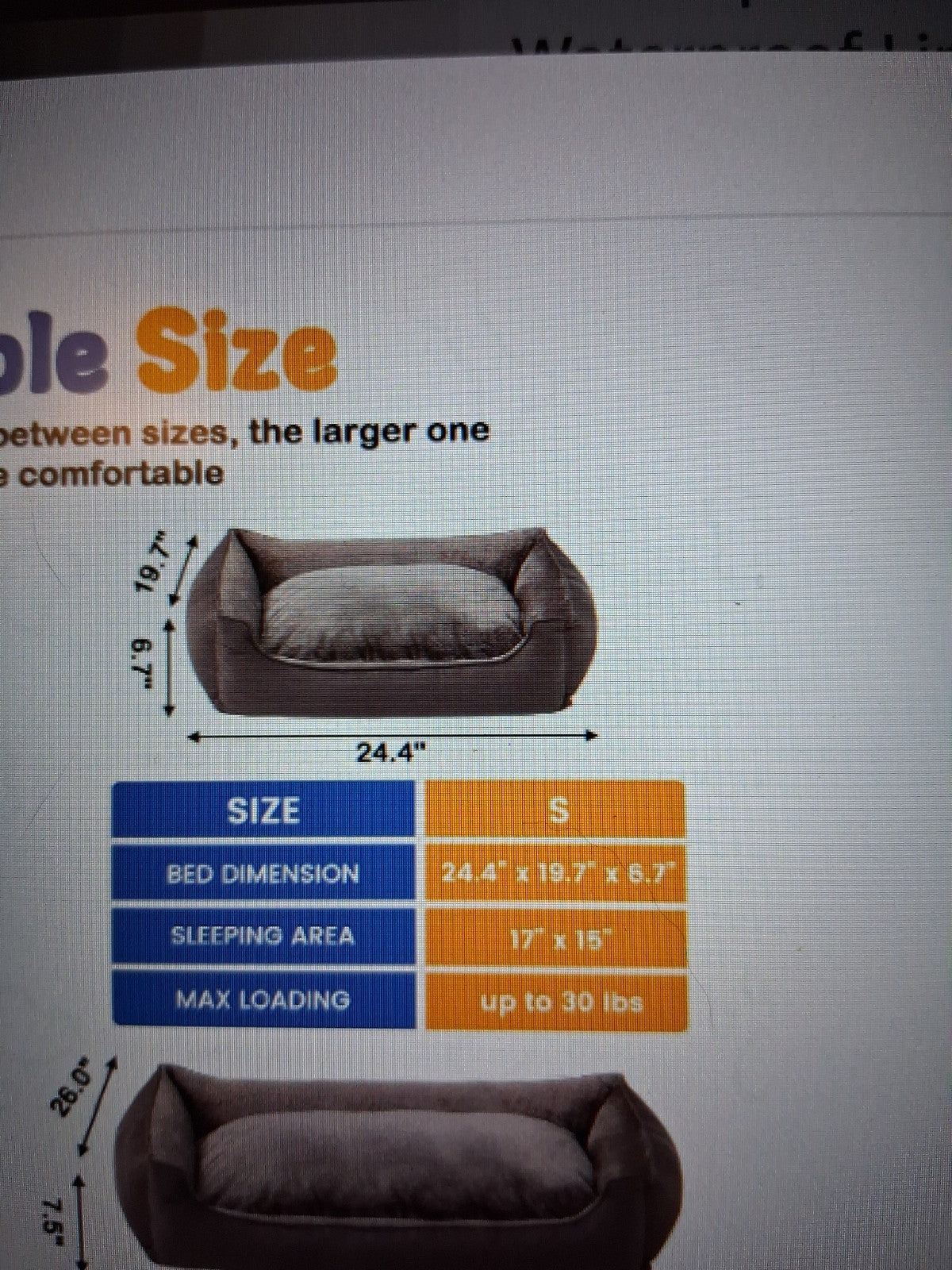 Makiguad Super Soft Cuddlely Dog Bed