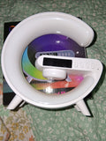 G63 Intelligent G63 Smart Light Sound Machine 15W RGB Alarm Clock, White