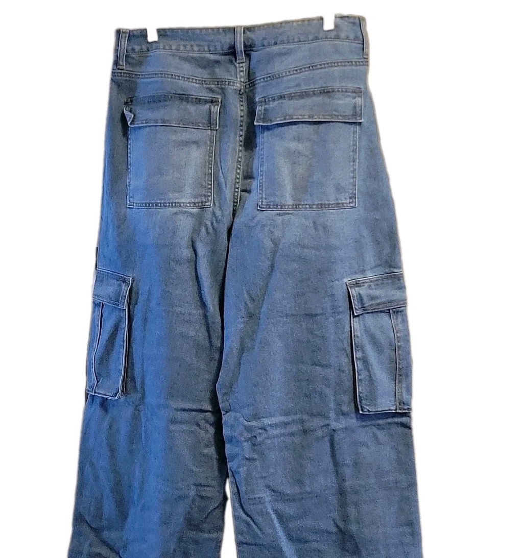 Cargo Pocket Jeans 