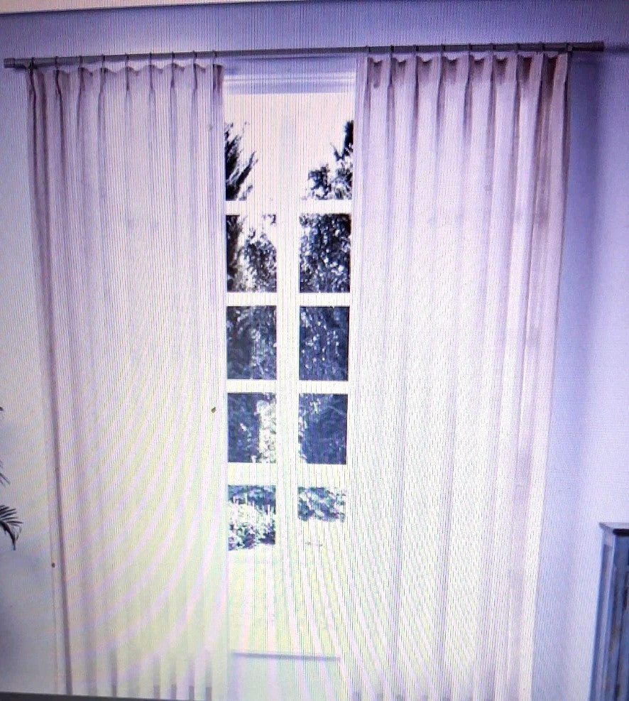 Liz Linen Pinch Pleat Curtain  52x108 Light Filtering 1 set (2 sets available)