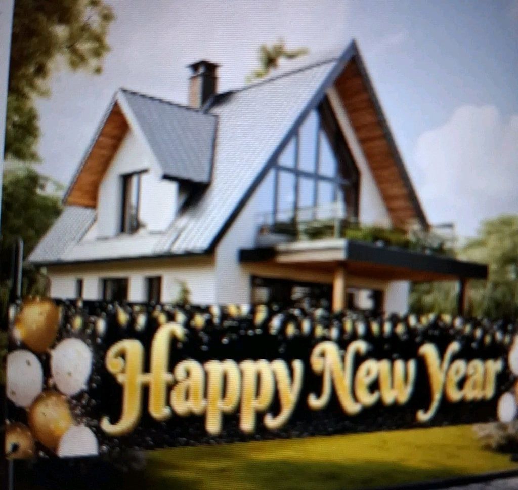 Happy New Year Banner.Outdoor/Indoor