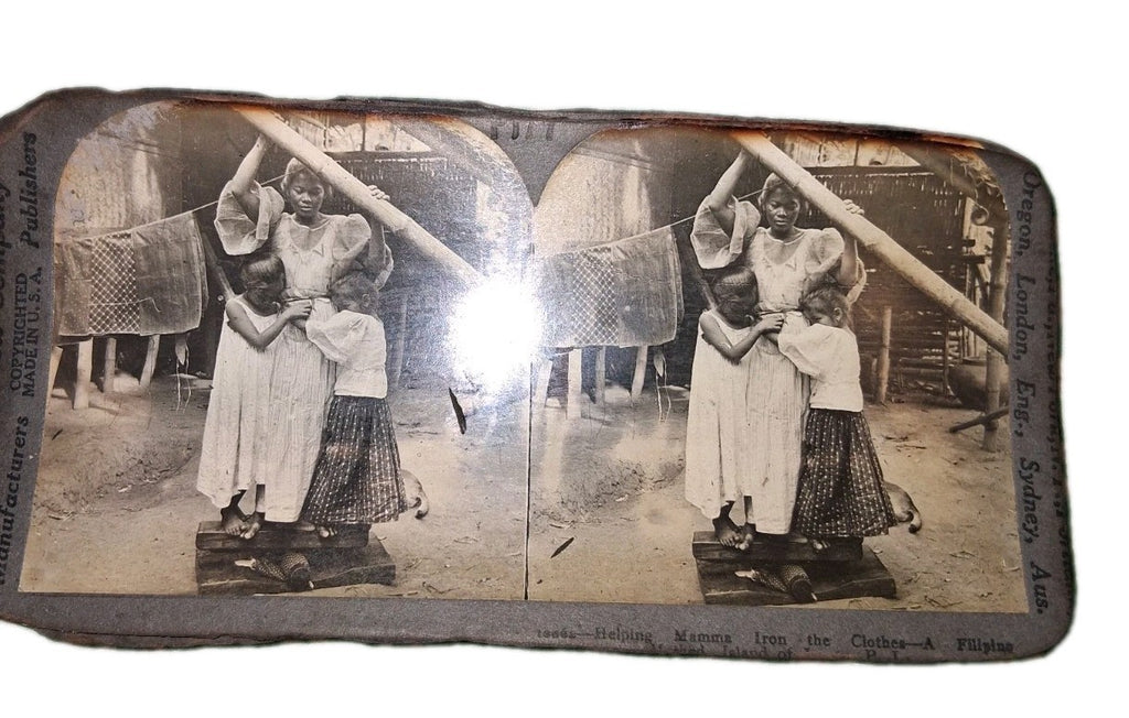 Vintage Filipino Method Of Ironing