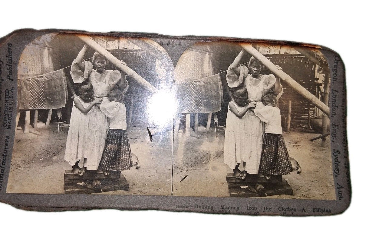 Vintage Filipino Method Of Ironing