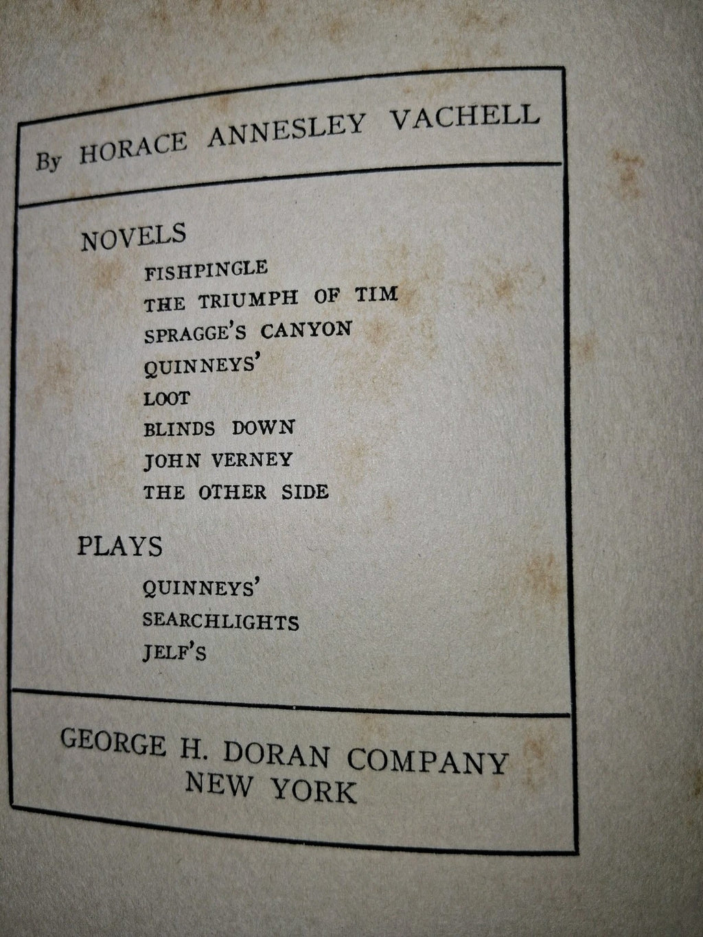 Fishpingle 1917 Antique Book