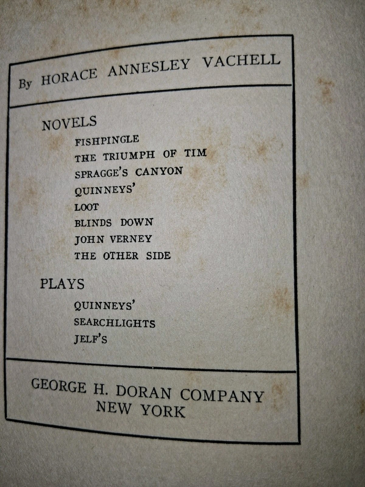 Fishpingle 1917 Antique Book