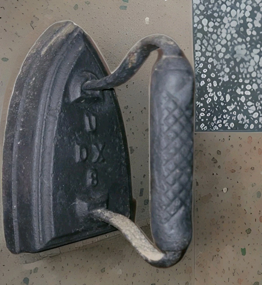2 Cast Iron Sad each Unique Lot