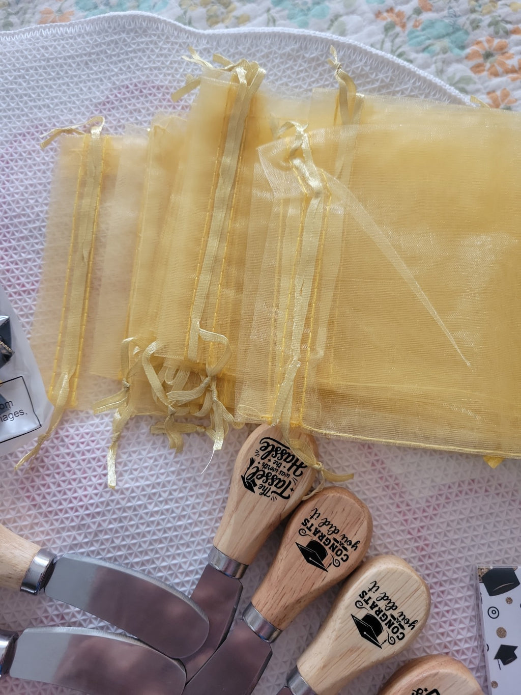  Cheese Spreaders W/ Bags