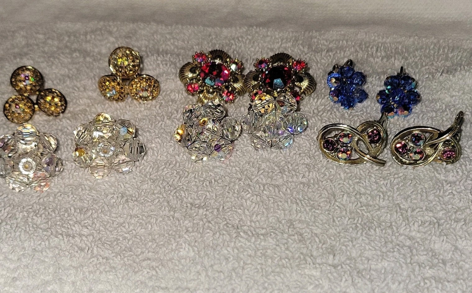  Vintage Clip-On Earrings 
