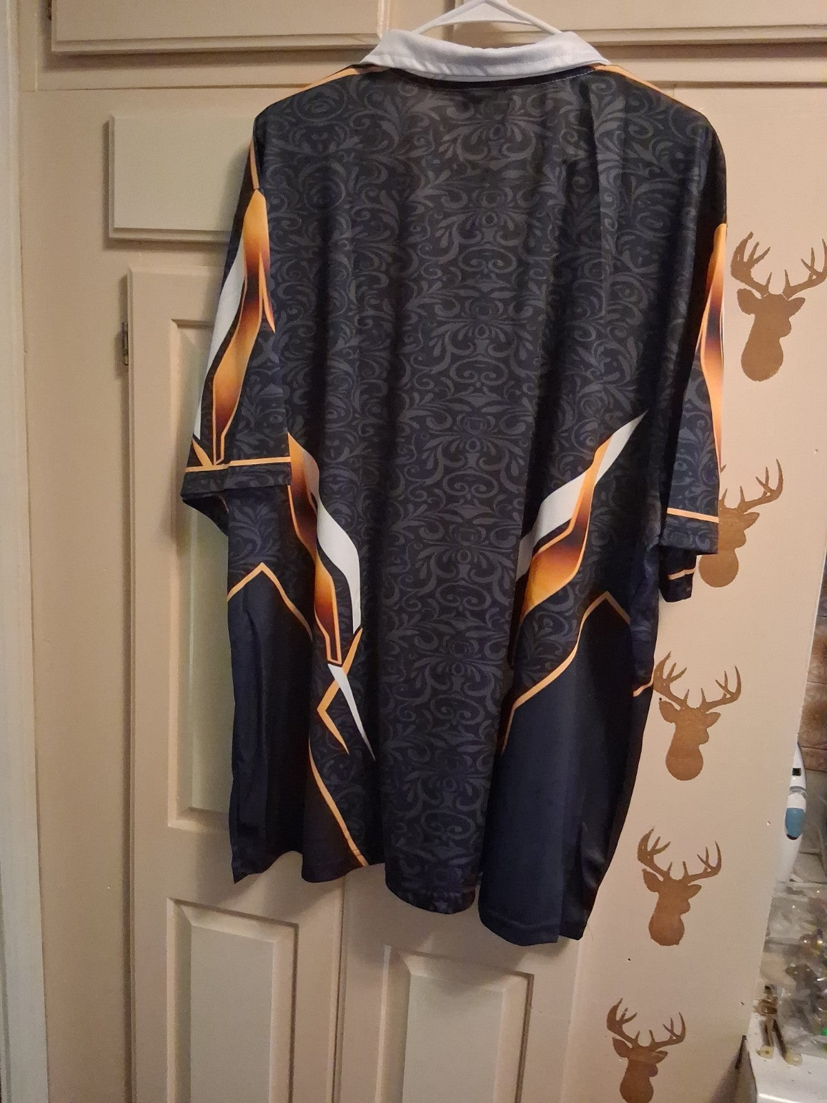 mens 5xl button down short sleeve shirts