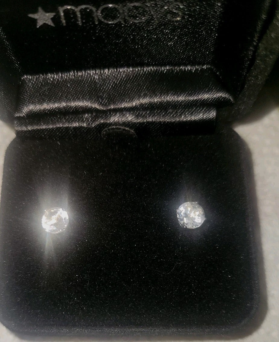 Sterling silver stud earrings 