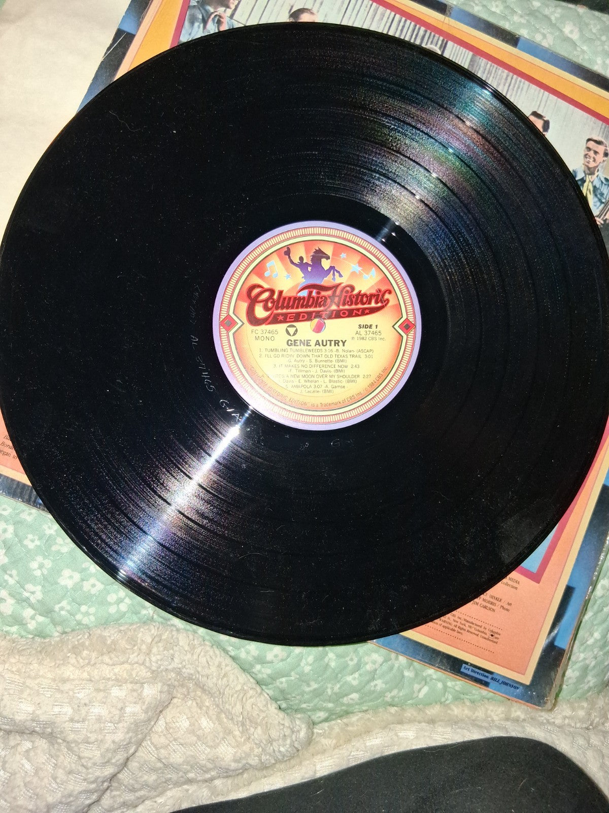 SEALED GENE AUTRY COLUMBIA HISTORIC EDITION 1982 LP COUNTRY EC37465