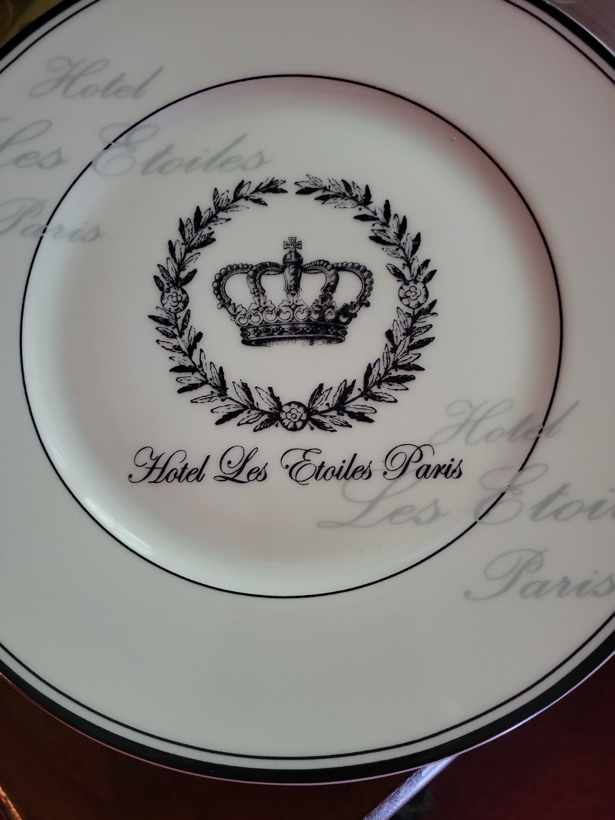 Hottel Les Etoiles Paris Dinner Plate