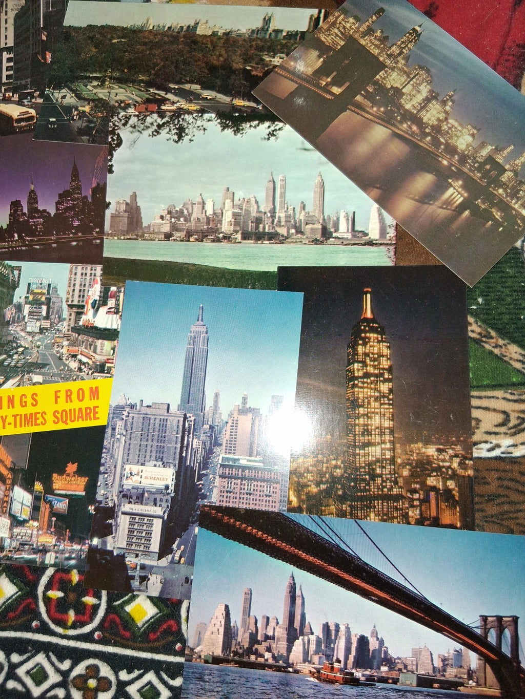 post card old new york