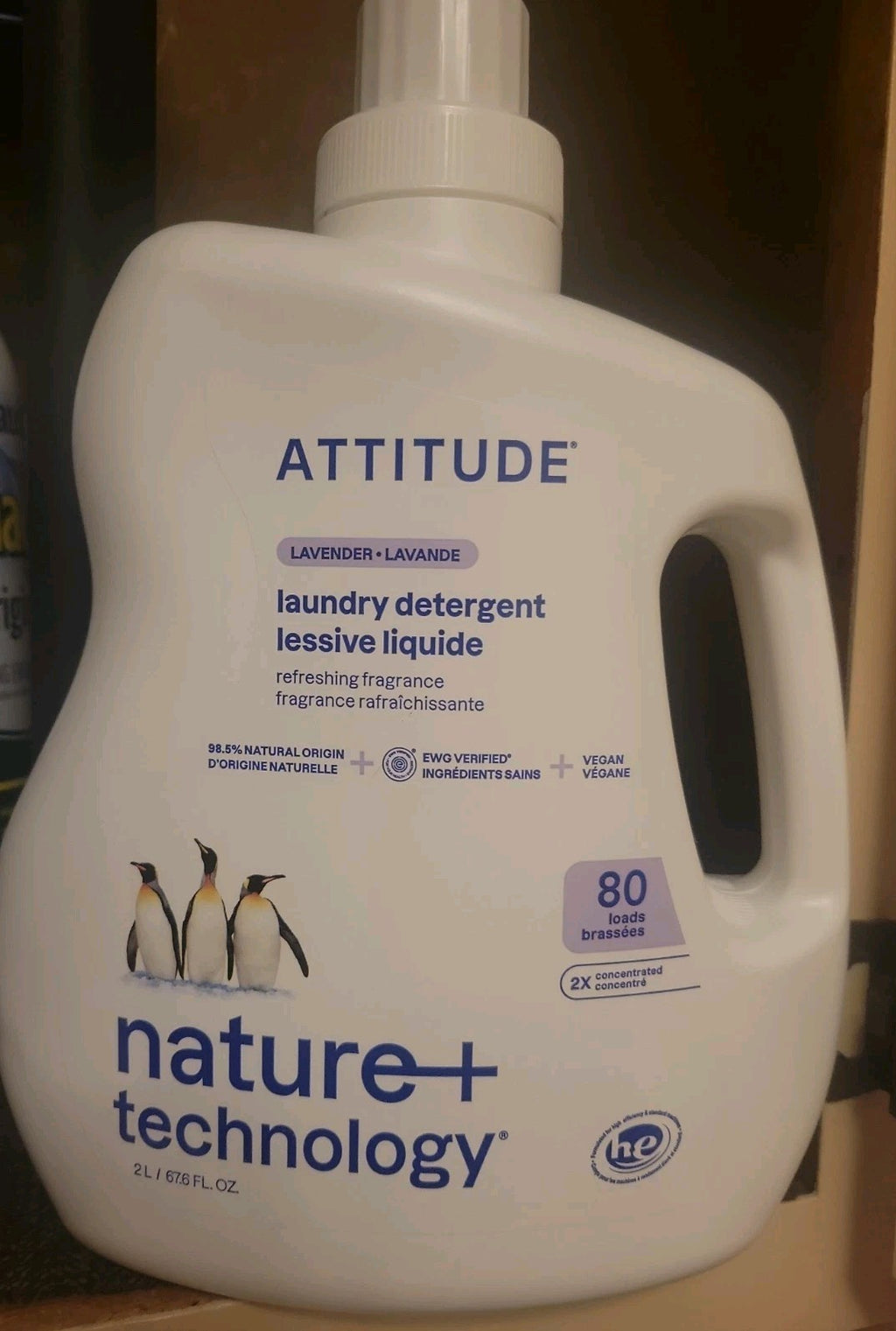 Attitude plant based Laundry Detergent - 2 (64oz)
