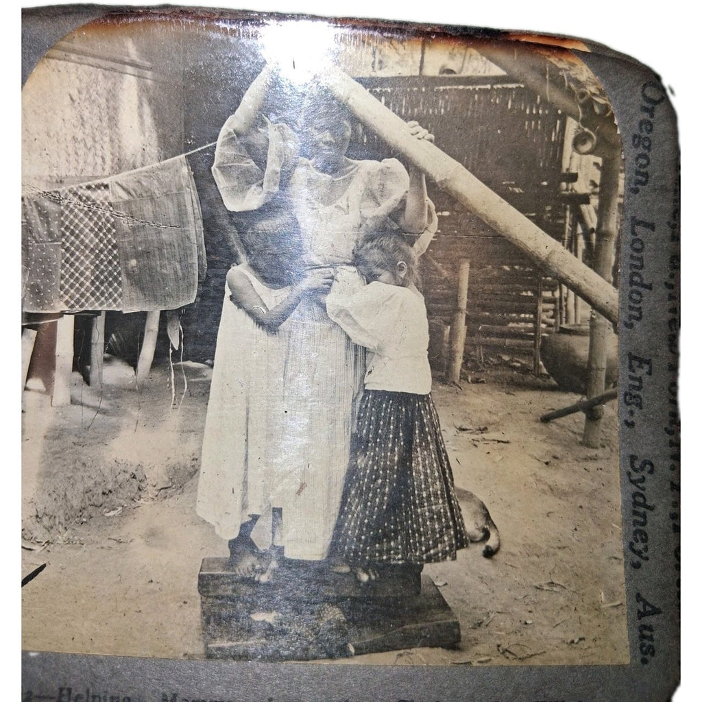 Vintage Filipino Method Of Ironing
