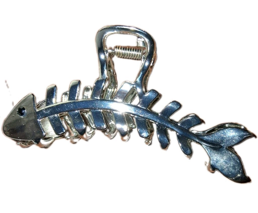Fish Hair Claw Set Of 3 Heavy Clasp