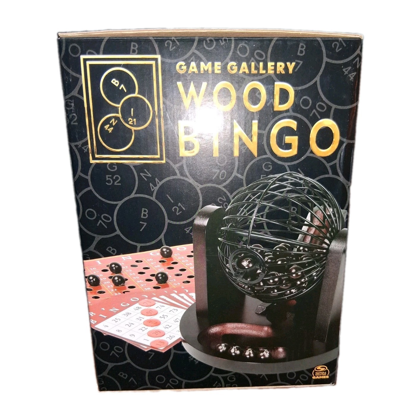 Game Gallery Solid Luxurious Wood Bingo Set