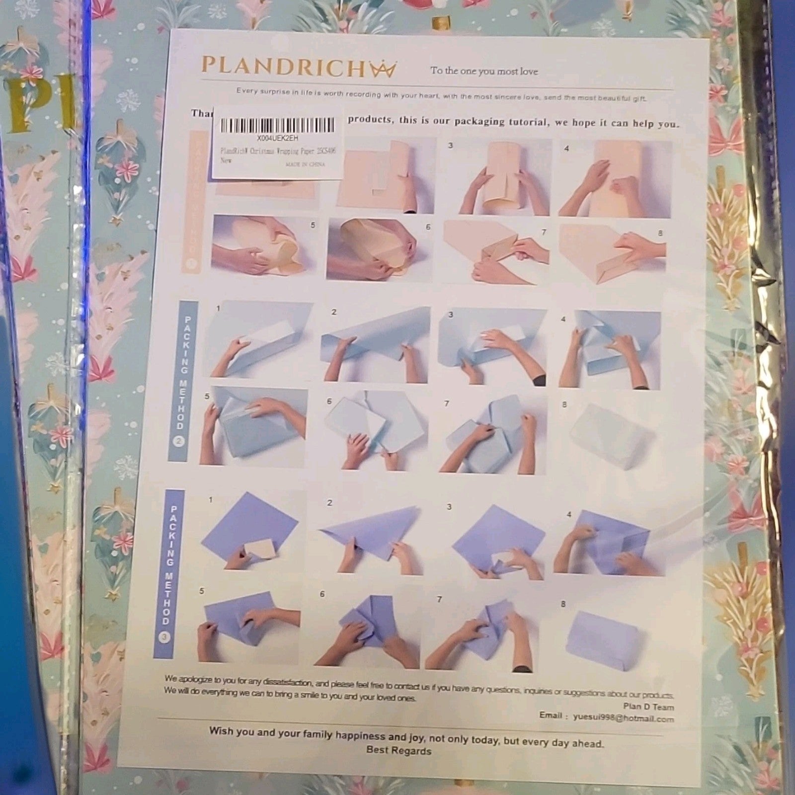 Large Lot Quality Wrapping Paper 