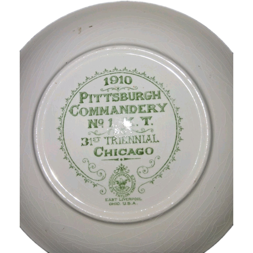 1910 Petersburg Commandery Plate