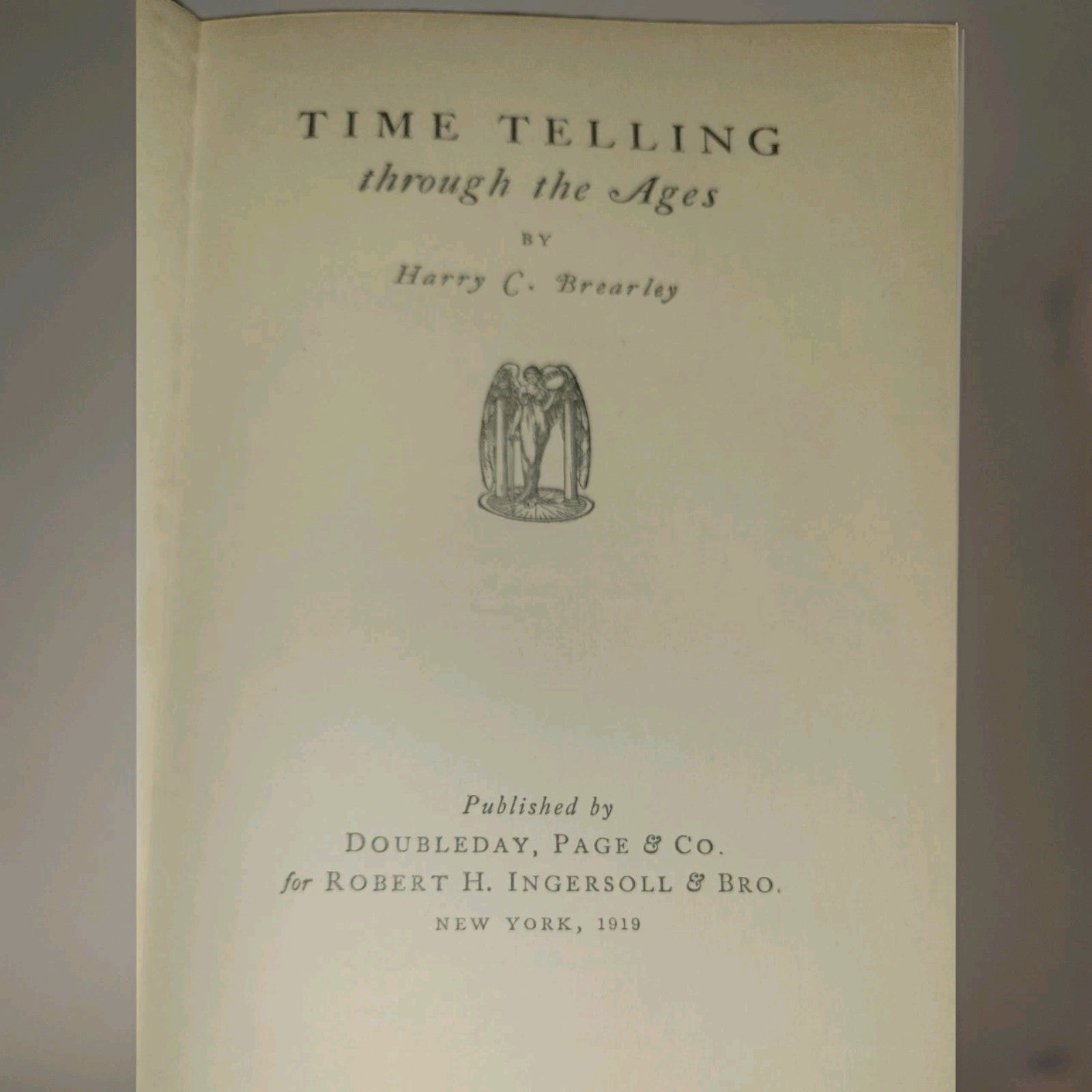  Time Telling Through the Ages  1919 -History Of Watches